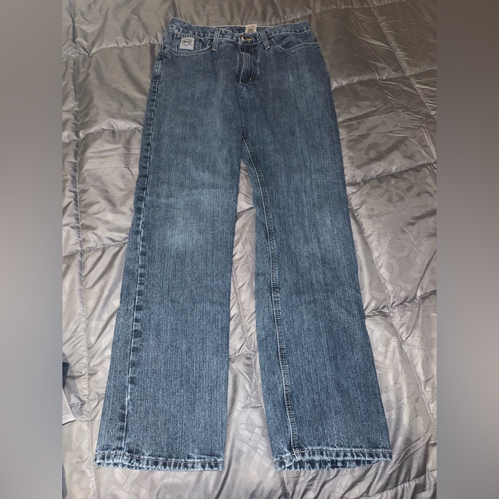 Cinch Men's Relaxed Jeans in Dark Blue Wash